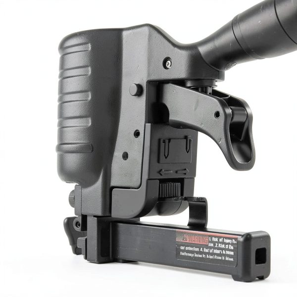 3PLUS Power Finish Stapler Black and Red Modern-3