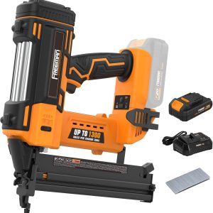 Freeman Power Finish Stapler Orange Black 18 Gauge-0