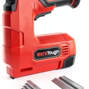 Cordless Staple Gun werktough 4V Finish Stapler-0