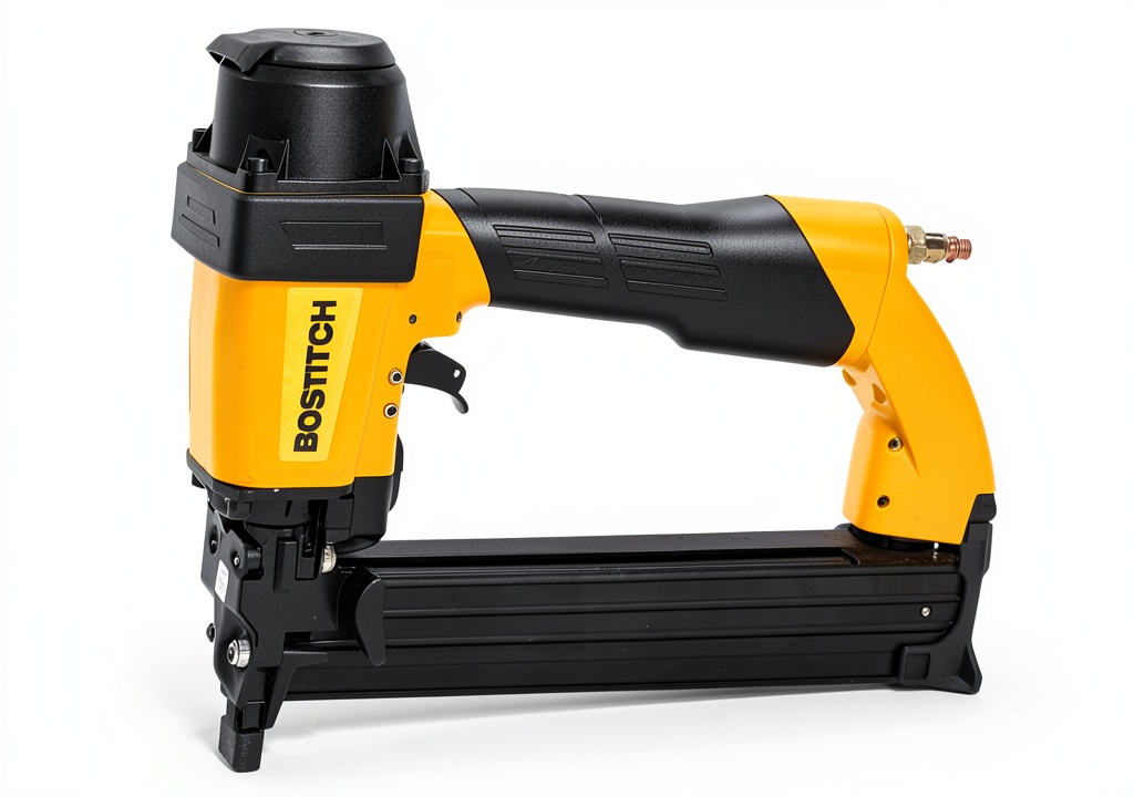 Bostitch 650S4-1 power finish stapler in action