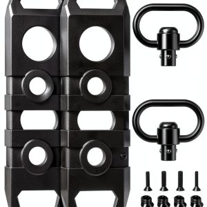 GOTICAL 3‑Slot Mloks Rail Black Aluminum Airsoft Accessory-0