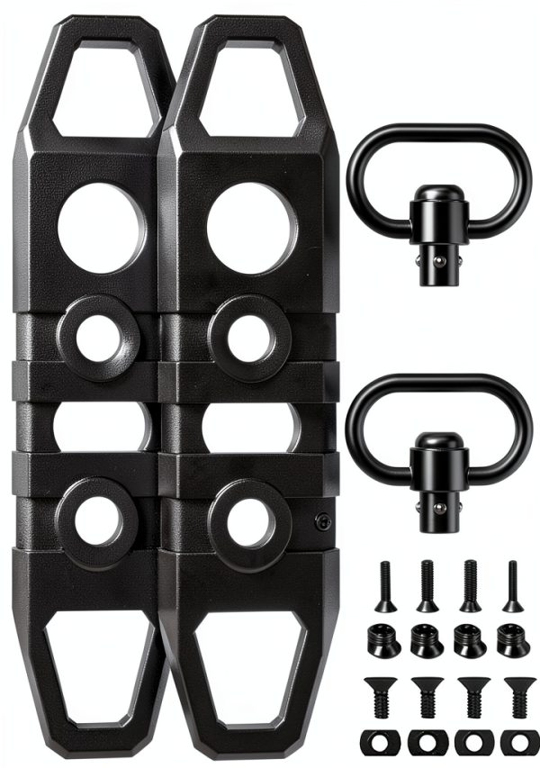 GOTICAL 3‑Slot Mloks Rail Black Aluminum Airsoft Accessory-0