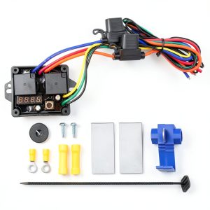 Dueilgo 12V DC0444 Fan Switch Kit for Automotive-0