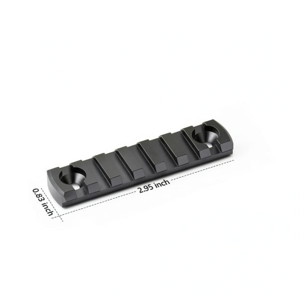 Anovo Airsoft Gun Rails Set Black Matte-2