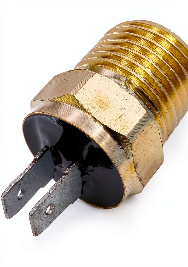 Installing Caltric Plug In Sensor Switch 12V Copper on a wooden workbench