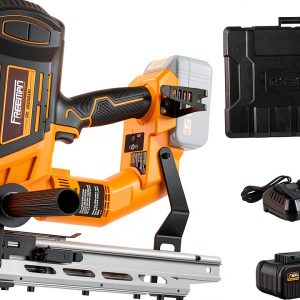 Freeman 20V Cordless Power Finish Stapler Orange-0