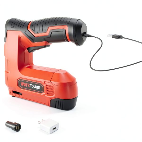Cordless Staple Gun werktough 4V Finish Stapler-3